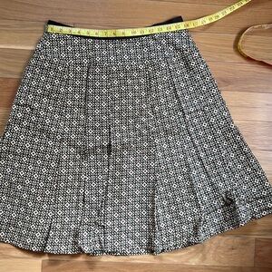 Skirt pleated silk size 10